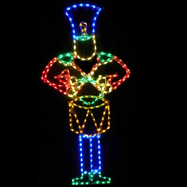 Soldier with Drum LED Lighted Lawn Decoration
