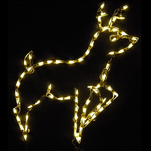 Reindeer LED Lighted Christmas Outdoor Yard Decoration