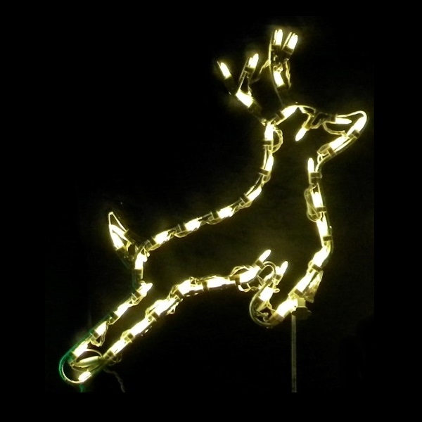 Reindeer LED Lighted Outdoor Christmas Decoration