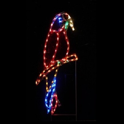 Macaw Parrot LED Lighted Christmas Decoration