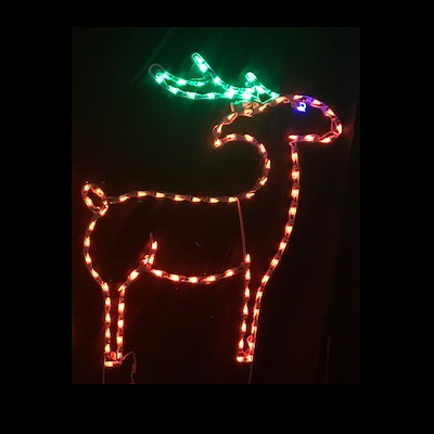 Reindeer LED Lighted Outdoor Christmas Decoration