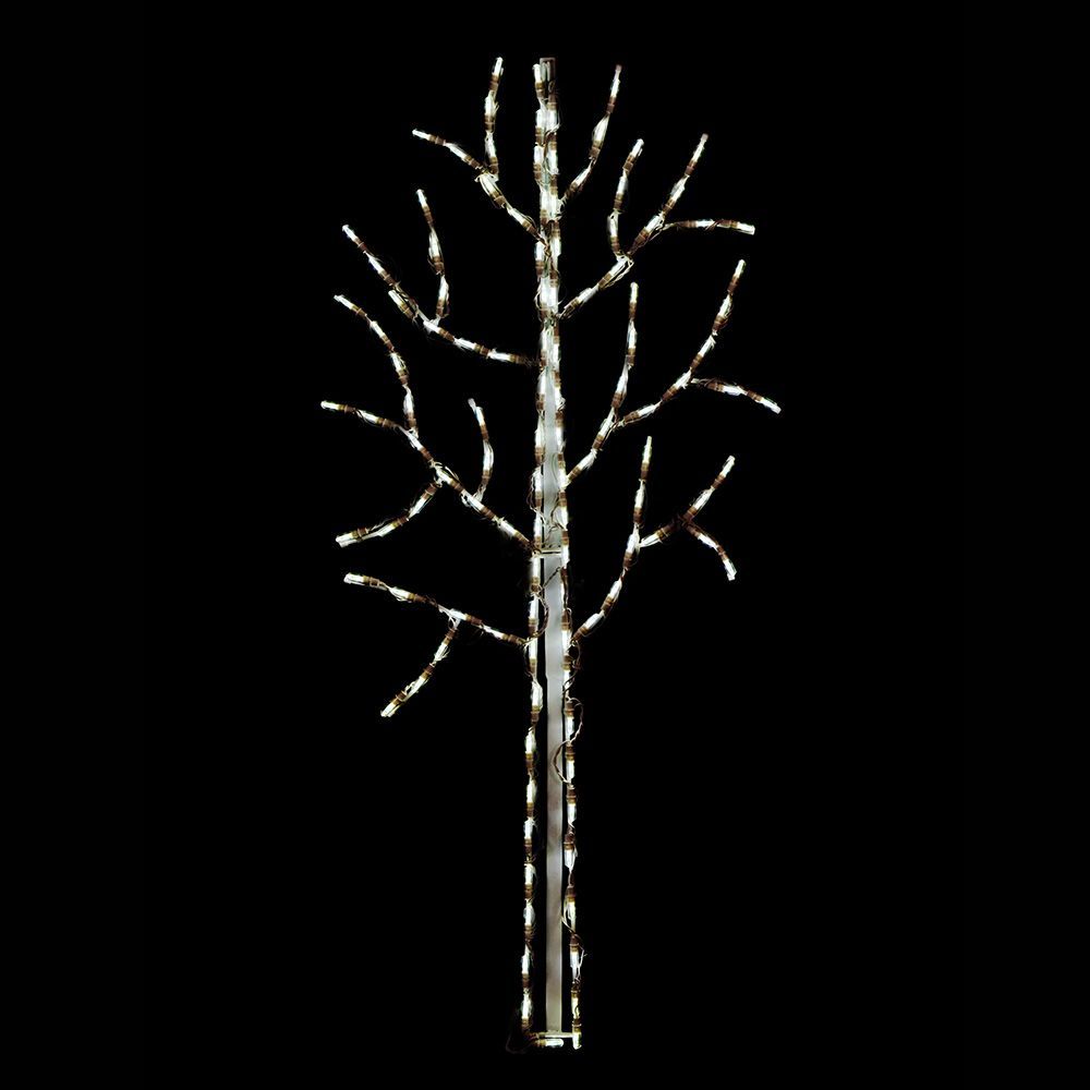 Winter Tree Small LED Lighted Outdoor Christmas Decoration Set Of 2