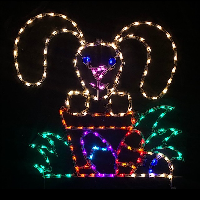 Bunny in Pot LED Lighted Easter Decoration