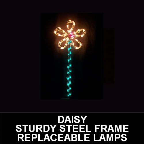Daisy Pick Your Color! LED Outdoor Lighted Easter Decoration