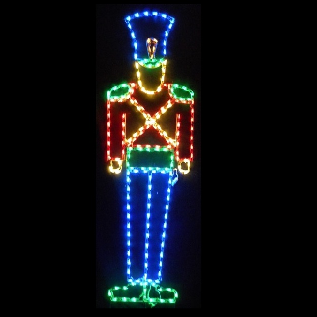 Soldier Standing LED Lighted Christmas Outdoor Decoration