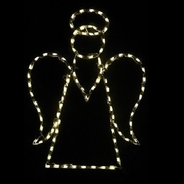Tear Drop Angel LED Lighted Outdoor Christmas Decoration - Large