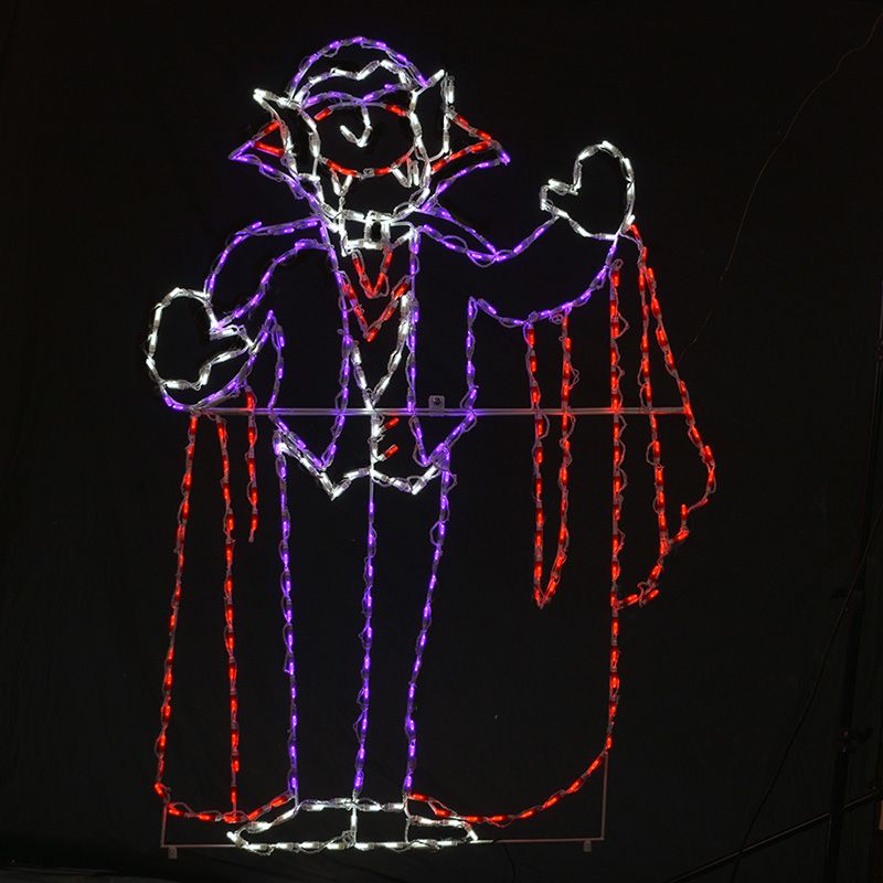 Dracula LED Lighted Outdoor Halloween Decoration