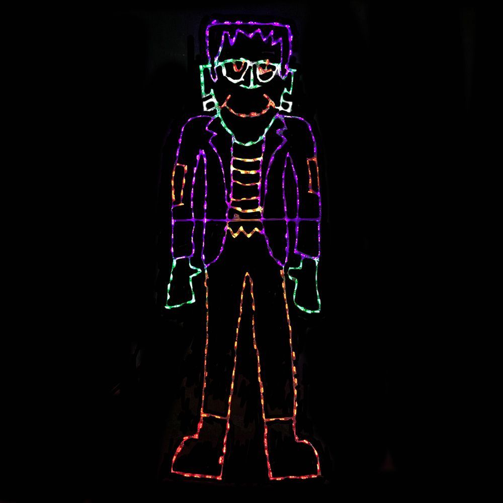 Frankenstein LED Lighted Outdoor Halloween Decoration