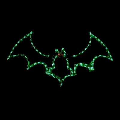 Bat Flying Animated LED Lighted Outdoor Halloween Decoration