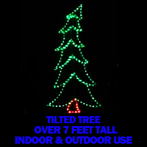 Christmas Tree Swaying Large LED Lighted Lawn Decoration