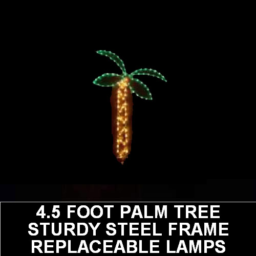 Palm Tree LED Lighted Outdoor Lawn Decoration